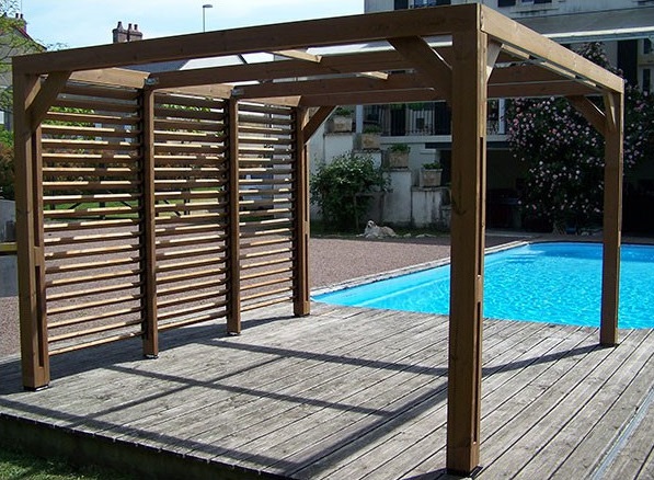 abri terrasse en bois